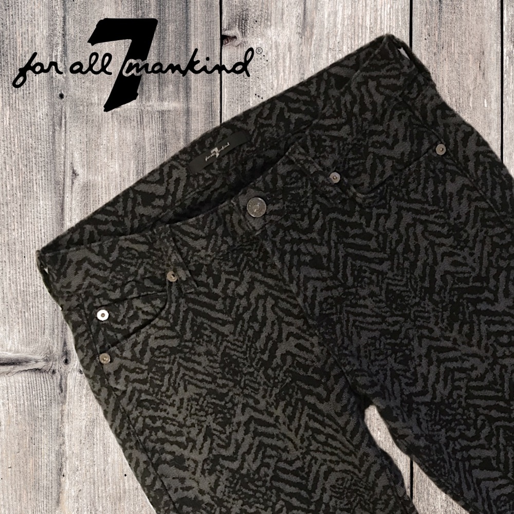 7 For All Mankind Black Jeans